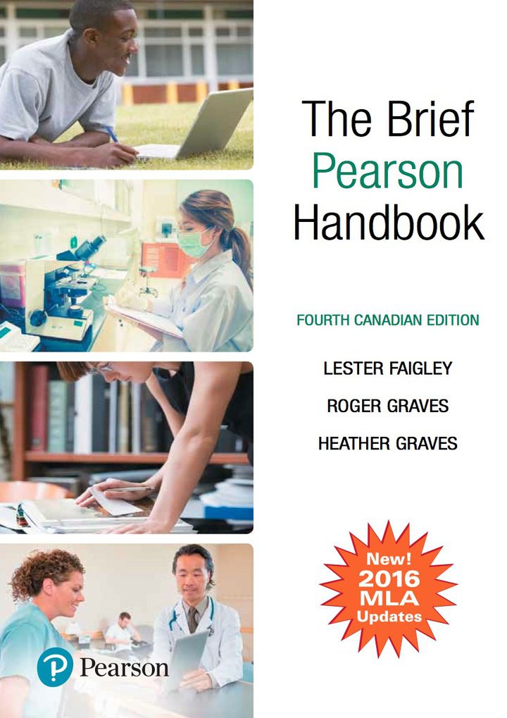 PDF EPUBThe Brief Pearson Handbook, MLA Update (Canadian Edition) 4th Edition