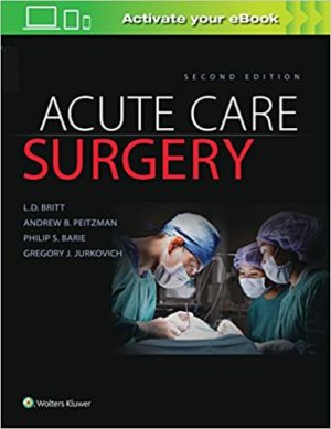 Acute Care Surgery 2nd Edition