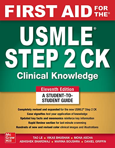 First Aid for the USMLE Step 2 CK 11th Edition