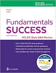 Examen des questions et réponses de style NCLEX® sur les fondamentaux du succès, 6e édition