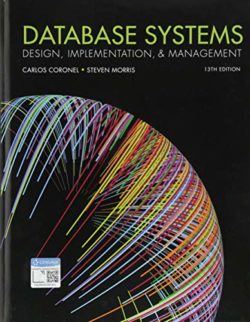 Database Systems: Design, Implementation, & Management 13th Edition