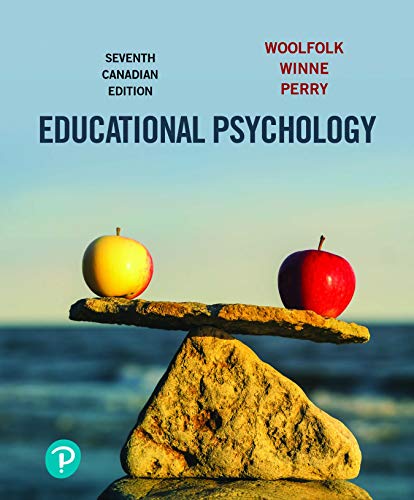 Educational Psychology, 7th Canadian Edition