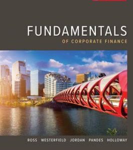 Ross Fundamentals Of Corporate Finance 11th Canadian Edition