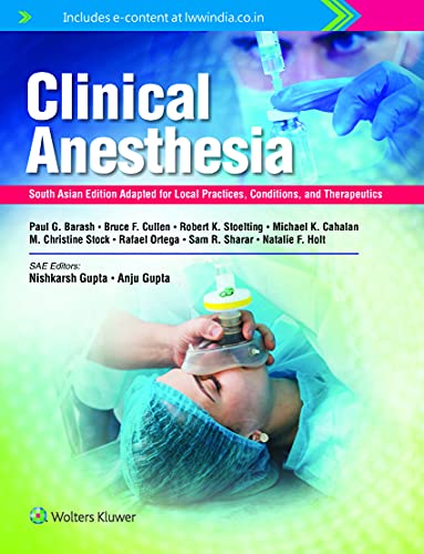 Barash Clinical Anesthesia, conjunto de 2 volumes, edição do sul da Ásia (SAE)