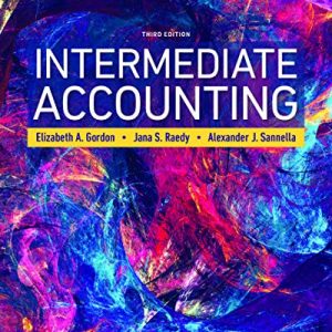 Intermediate Accounting Third Edition 3e 3rd ed