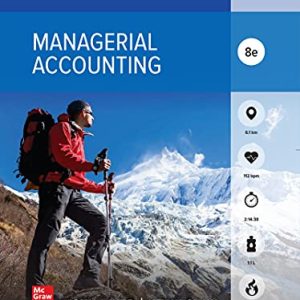 Managerial Accounting Eighth Ed 8e 8th edition