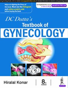 DC DUTTA’S TEXTBOOK OF GYNECOLOGy 8th Edition