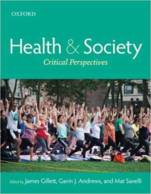 Health and & Society : Critical Perspectives