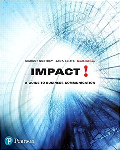 Impact: A Guide to Business Communication, Ninth Edition (9th Edition) - E-Book - Original PDF