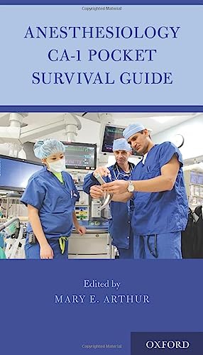 Anesthesiology CA-1 Pocket Survival Guide Illustrated Edition