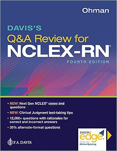 Davis's Q&A Review for NCLEX-RN® Fourth Edition 4th ed