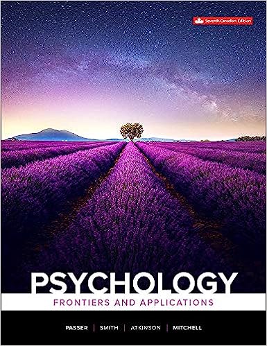 Psychology: Frontiers And Applications (Canadian Edition), 7th Edition