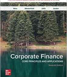 Corporate Finance: Core Principles and Applications, 7th Edition