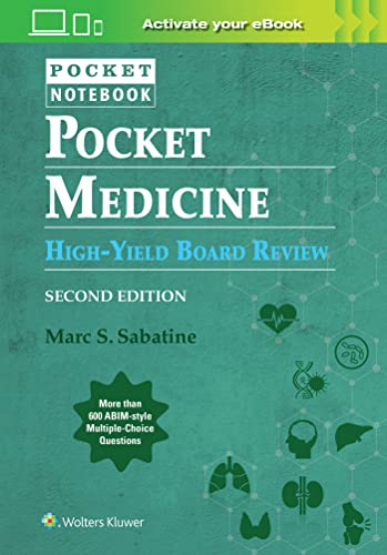 Pocket Medicine High Yield Board Review (The Pocket Notebooks) 2e Second Edition