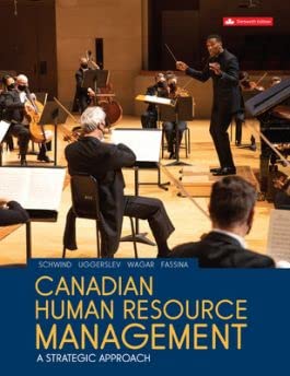Canadian Human Resource Management, 13th Edition
