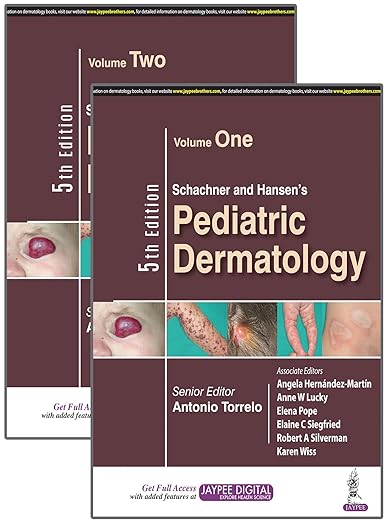 Набор из 5 томов, 2-е издание, Детская дерматология Шахнера и Хансена