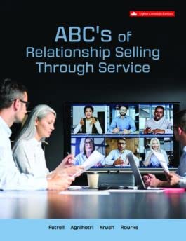 ABC’s Of Relationship Selling Through Service, 8th Canadian Edition