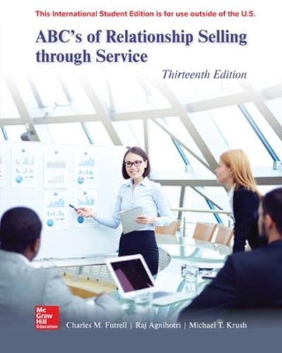 ABC’s of Relationship Selling Through Service 13th Edition