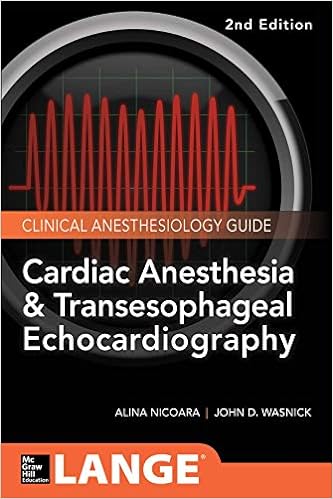 Anesthésie cardiaque et échocardiographie transœsophagienne (Lange Medical Book)