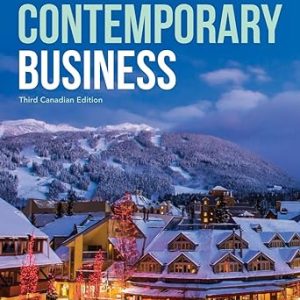 Contemporary Business, 3rd Canadian Edition