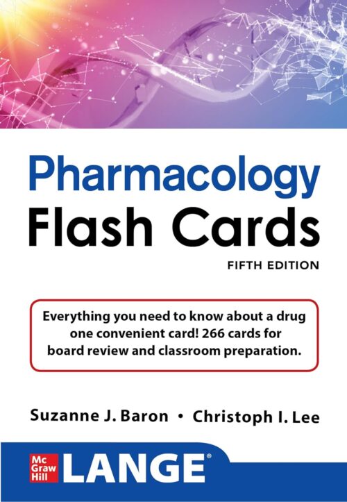 Карточки LANGE по фармакологии, пятое издание 5-е издание
