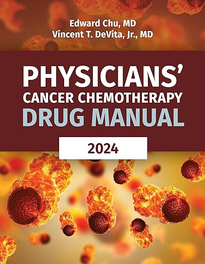 Manual de medicamentos para quimioterapia contra câncer para médicos 2024, 24ª edição