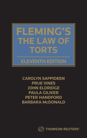 Fleming's Law of Torts, 11e édition - E-Book - Original PDF