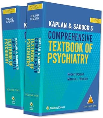 Kaplan et Sadock in Comprehensiva Textus Psychiatry 11th Edition