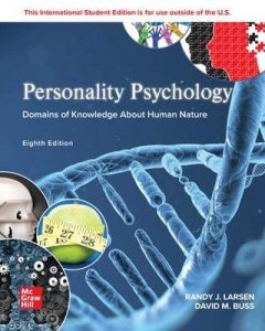 Personality Psychology Domains of Knowledge About Human Nature, 8th Edition