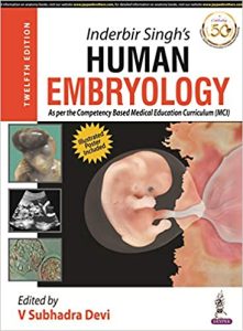 Inderbir Singh s Human Embryology Twelfth Edition