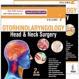 Otorhinolaryngology Head & Neck Surgery Two Volume Set Second Edition