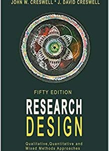 Research Design Qualitative Quantitative and Mixed Methods Approaches Fifth Edition