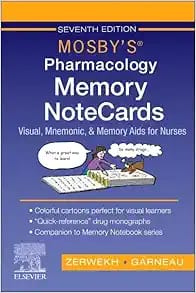 Mosby’s Pharmacology Memory NoteCards Seventh Edition