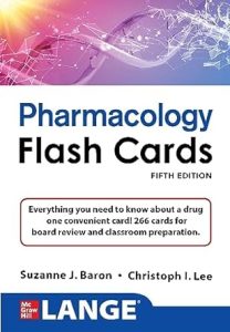 Pharmacology Flash Cards Fifth Edition