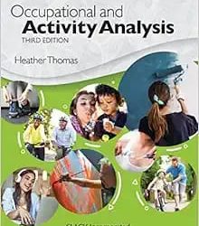 Occupational and Activity Analysis Third Edition