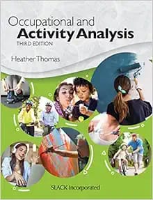 Occupational and Activity Analysis Third Edition