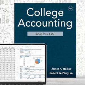 College Accounting, Chapters 1-27, 24th Edition