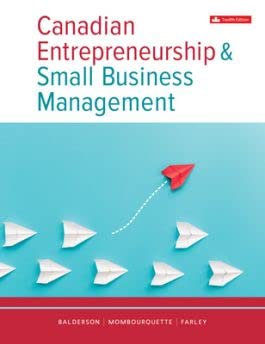 31Ue3mKJZHL Canadian Entrepreneurship And Small Business Management 12th Edition