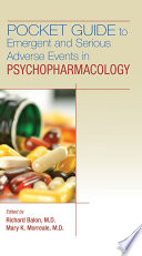 Pocket Guide to Emergent and Serious Adverse Events in Psychopharmacology