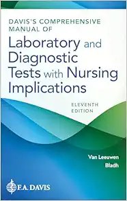 Davis’s Comprehensive Manual of Laboratory and Diagnostic Tests With Nursing Implications Eleventh Edition