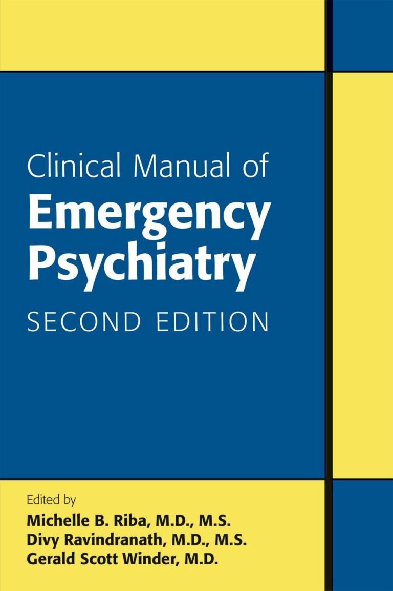 WhatsApp Image 2025-04-26 at 23.32.42 Clinical Manual of Emergency Psychiatry