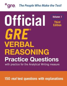 Official GRE Verbal Reasoning Practice Questions, Third Edition