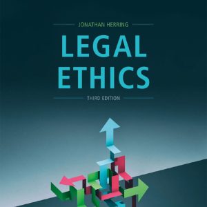Legal Ethics Third Edition