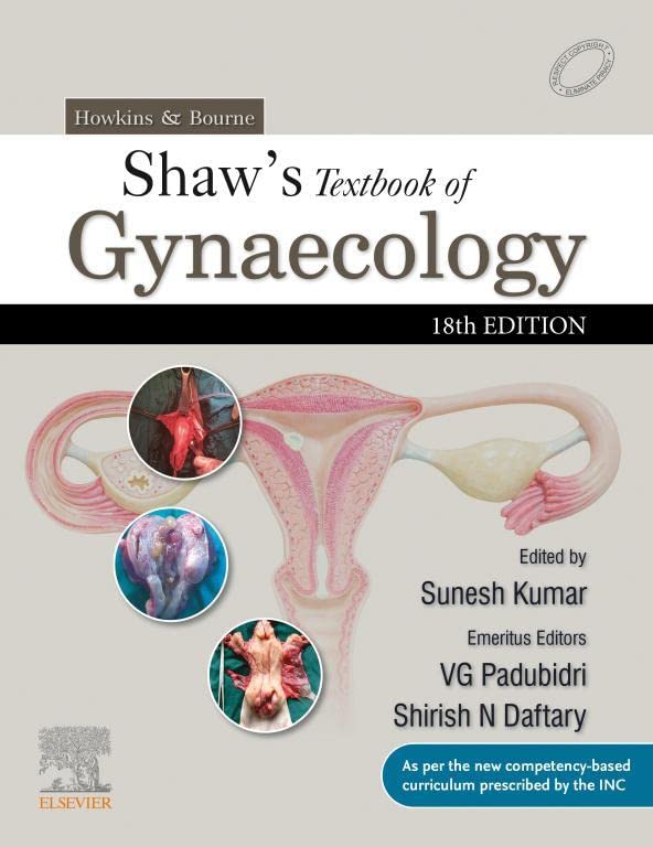 Howkins & Bourne Shaw's Textbook of Gynaecology