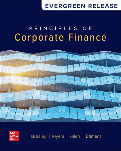 Principles of Corporate Finance 2025 Release 99th Edition