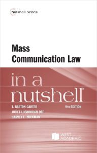 Mass Communication Law in a Nutshell 9th Edition