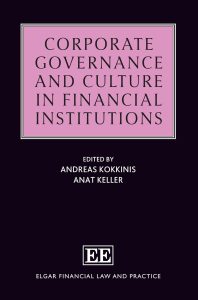 Corporate Governance and Culture in Financial Institutions (Elgar Financial Law and Practice series)