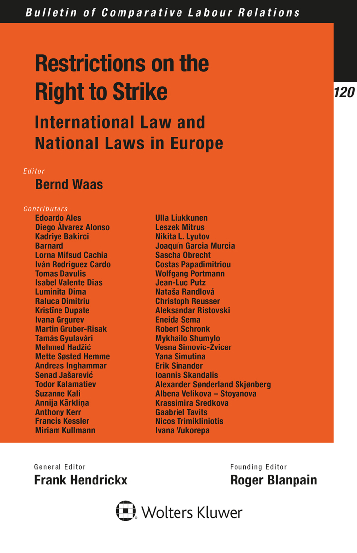 KLI 13948 BCLR120_Waas.indd Restrictions on the Right to Strike
International Law and National Laws in Europe