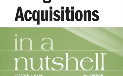 Mergers and Acquisitions in a Nutshell 4th Edition