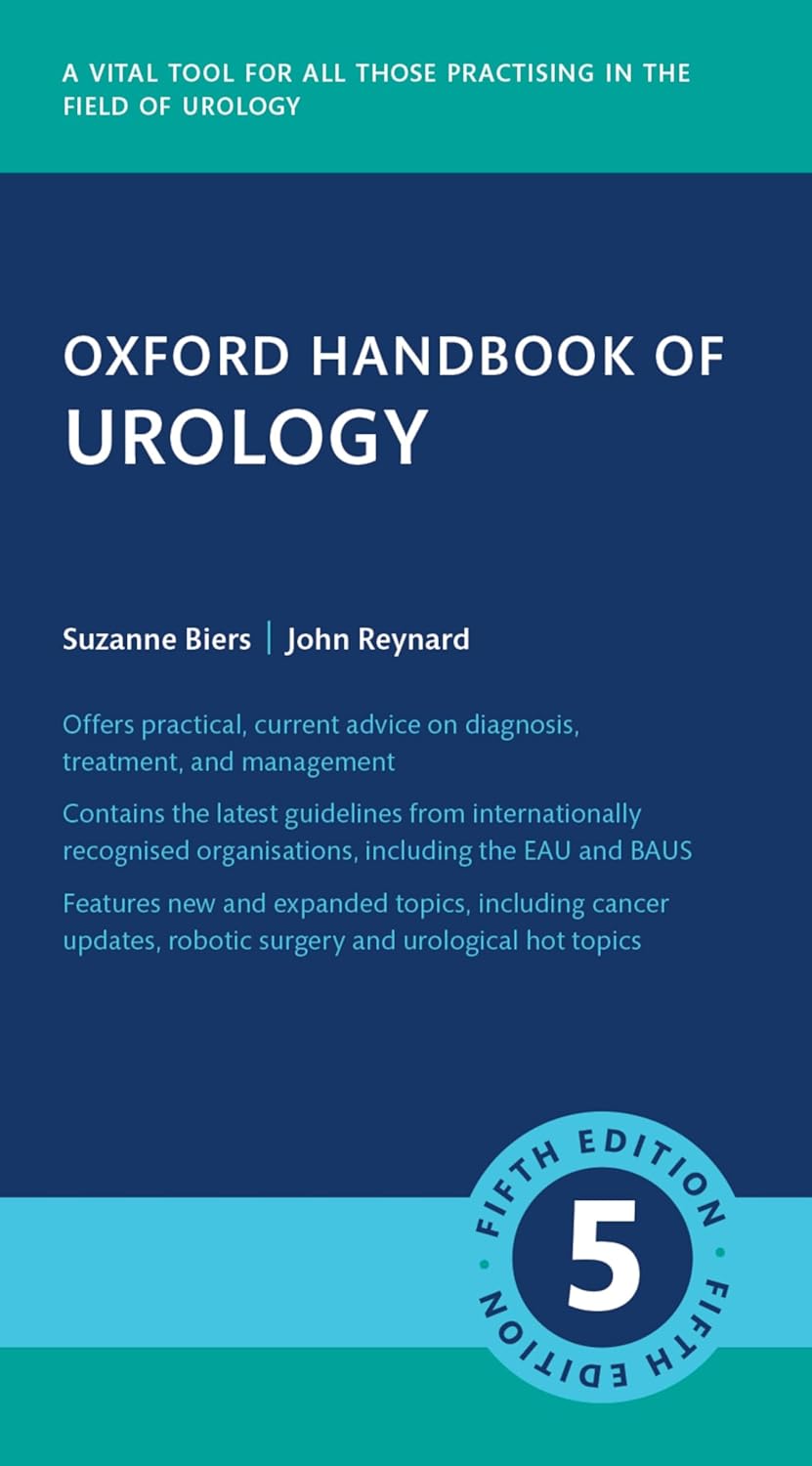 Oxford Handbook of Urology (Oxford Medical Handbooks) 5th Edition